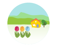 ゆがんで見える